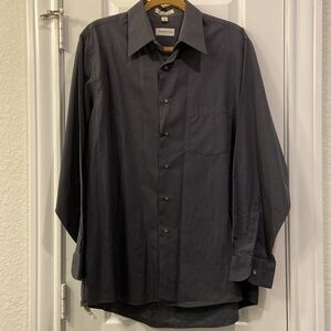 VanHeusen - dark gray Button down Dress Shirt